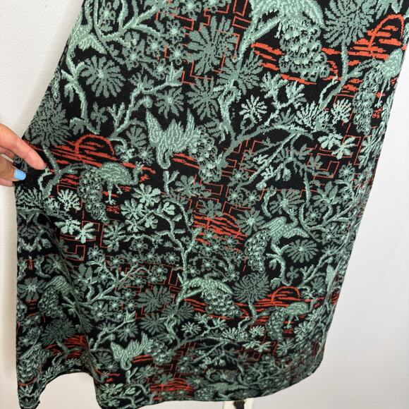 Peruvian Connection Oujda Pima Cotton Knit Sleeveless Midi Dress Floral Multi S - Picture 3 of 11